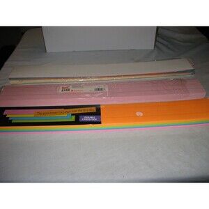 Large Lot Of 200-300 Multi Color Sentence Strips 24" x 3" Astrobrights + More